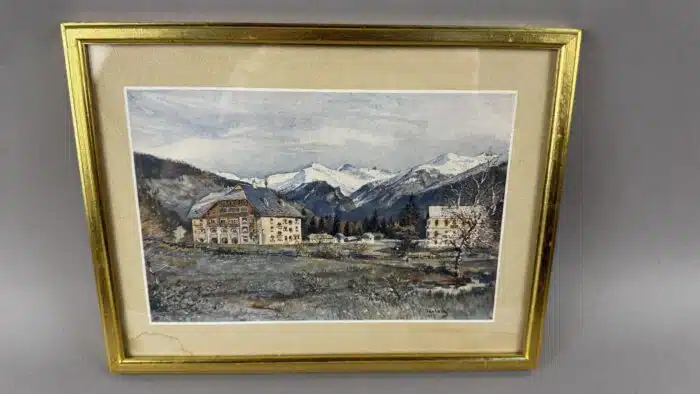 Druckbild von Eduard Manhart