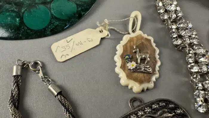 Posten Modeschmuck Ketten und Broschen – Bild 8