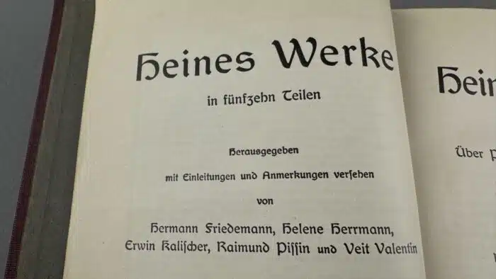 Heine, Heinrich Werke in fünfzehn Teilen – Bild 3