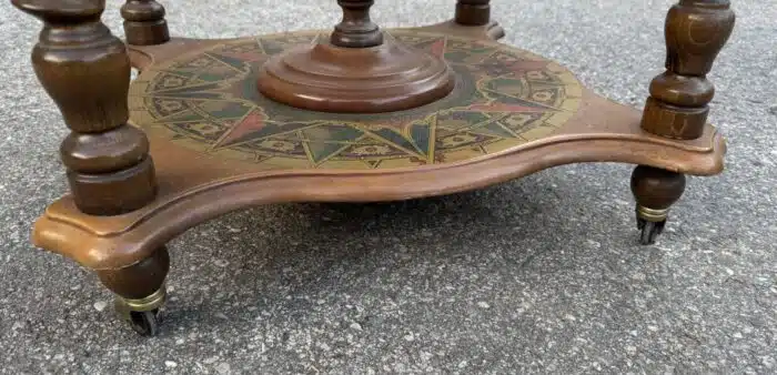 antiker Bar Globus auf Rollen – Bild 5