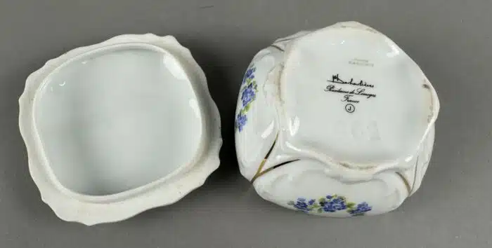 Limoges porcelain Dose mit Deckel – Bild 4