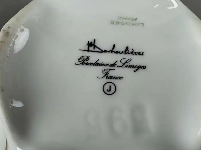 Limoges porcelain Dose mit Deckel – Bild 5