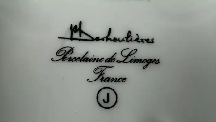 Limoges porcelain Dose mit Deckel – Bild 7