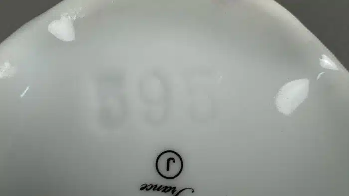 Limoges porcelain Dose mit Deckel – Bild 8