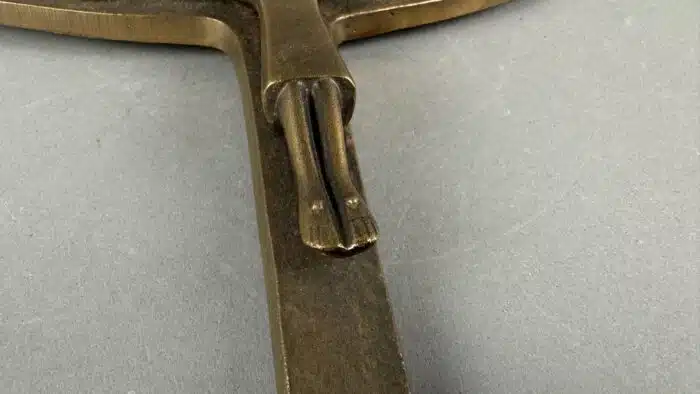 Designer Kunst Messing Wand Kreuz – Bild 3