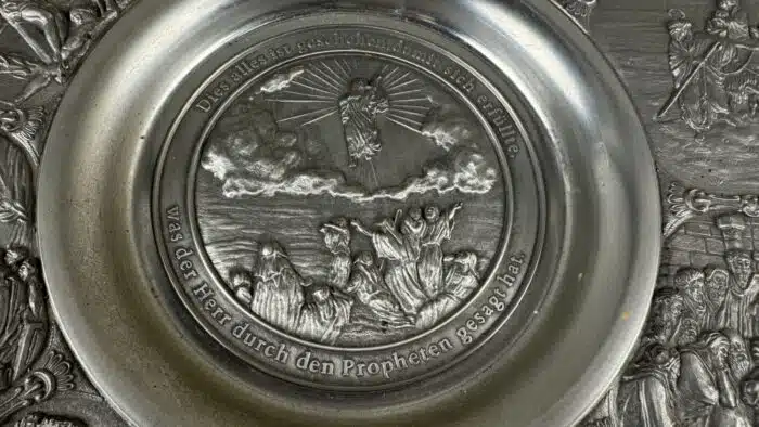 ZINNTELLER DIE JESUS GESCHICHTE / GEBURT BIS ZUM TOD – Bild 2