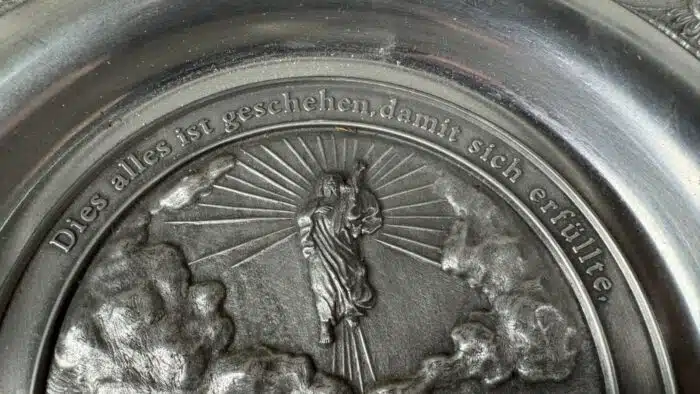 ZINNTELLER DIE JESUS GESCHICHTE / GEBURT BIS ZUM TOD – Bild 3