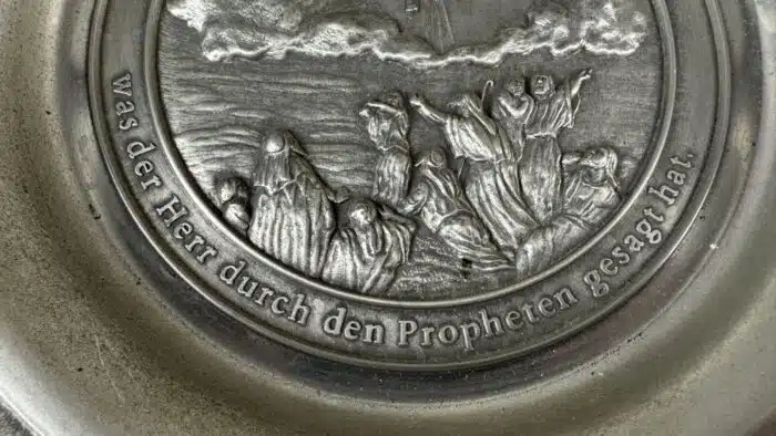 ZINNTELLER DIE JESUS GESCHICHTE / GEBURT BIS ZUM TOD – Bild 4