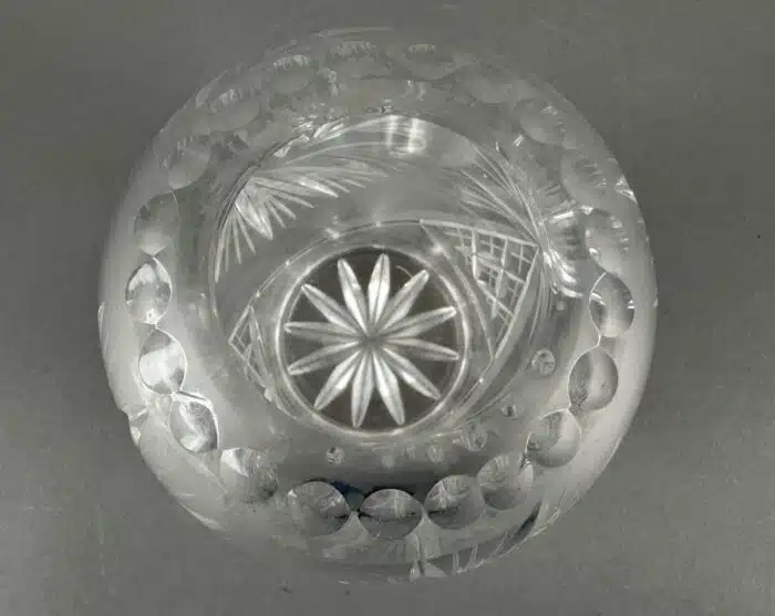 schön geschliffene Bleikristall Vase – Bild 2