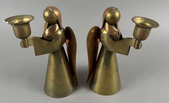 zwei Engel-Kerzenhalter – Bild 3