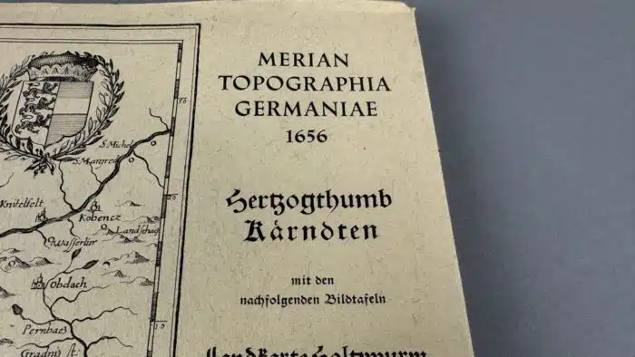 Merian Topographia Germaniae 1656. Herzogthumb Kärndten – Bild 2