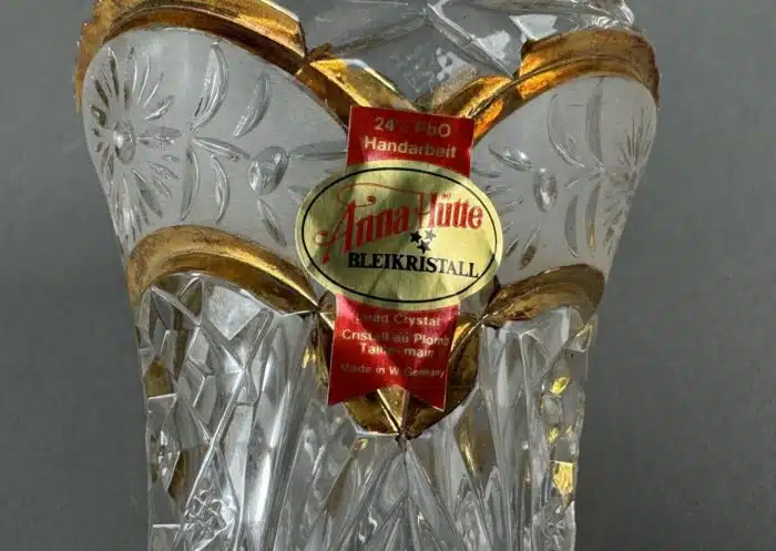 Kristallschale mit Beinen – Bild 3