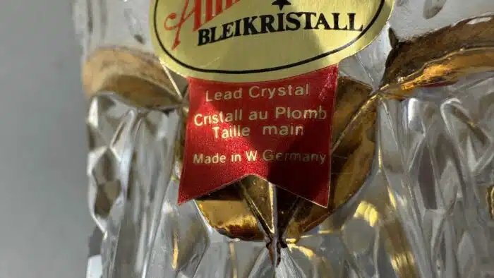 Kristallschale mit Beinen – Bild 5