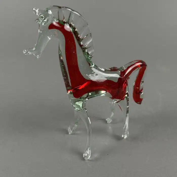 Murano Glas Pferd – Bild 2