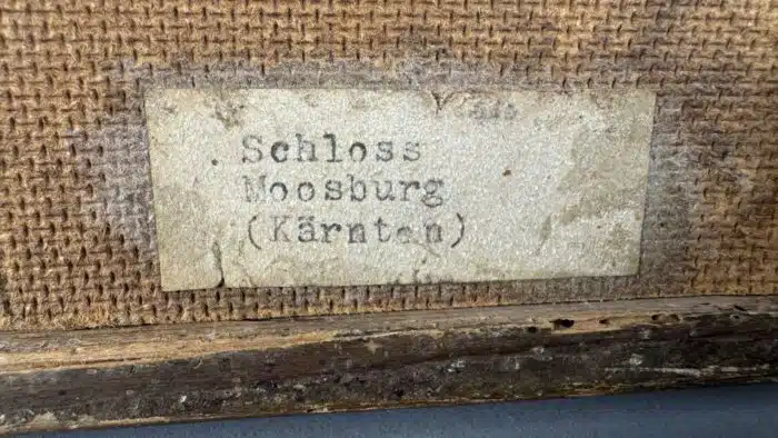 Moosburg Bild Öl auf Platte – Bild 5