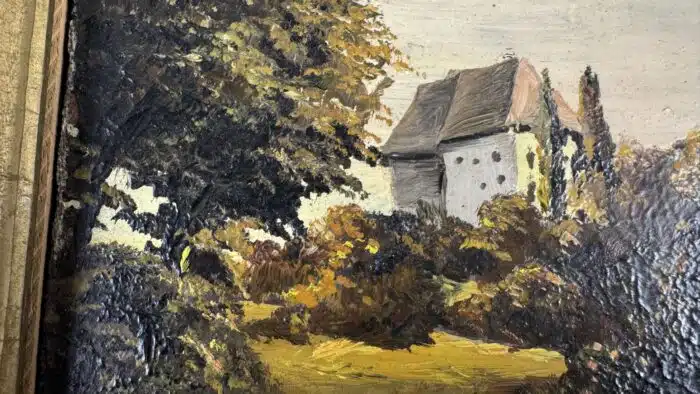 Moosburg Bild Öl auf Platte – Bild 6