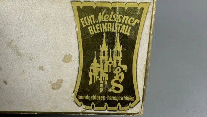 6 dekorative Bleikristall Gläser in originaler Box – Bild 5