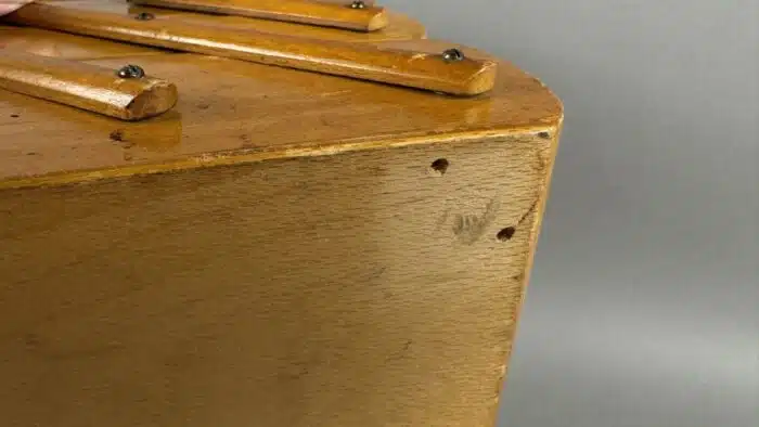 Nähkästchen mit Inhalt aus Holz – Bild 8