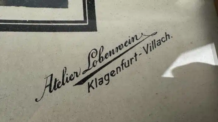 Bild Gesangs Sektion Flugrad Villach 1913  46 x 40 cm – Bild 4