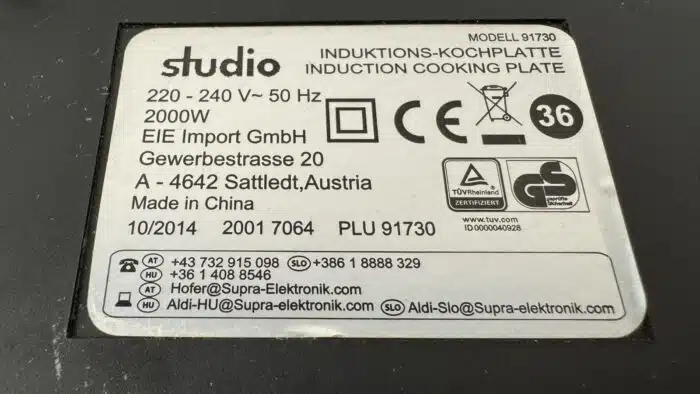 Induktionskochplatte – Bild 3
