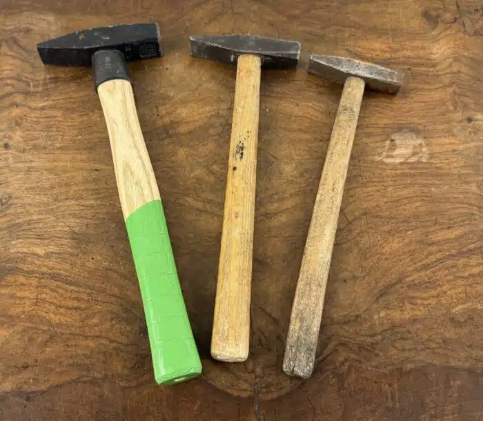 3 Stück verschiedene Hämmer