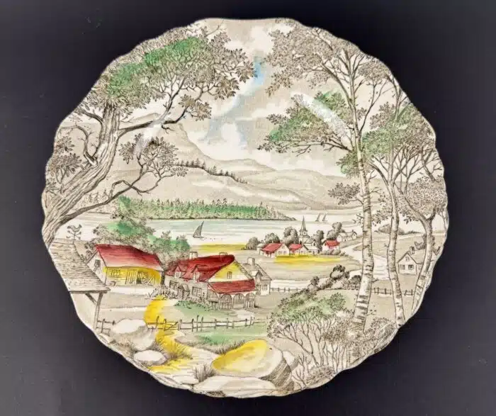 6 Fleischteller Englische Staffordshire Welcome Home  J&G Meakin England – Bild 2