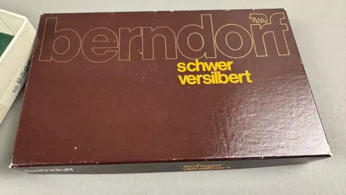 Berndorf Gabeln versilbert im Etui – Bild 2
