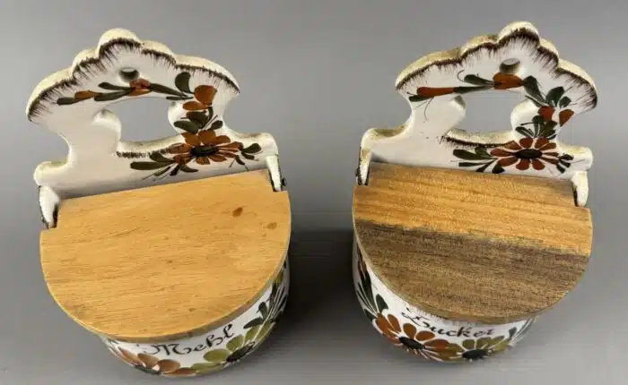 Vorratsdosen aus Keramik mit Holzdeckel zum Aufhängen – Bild 7