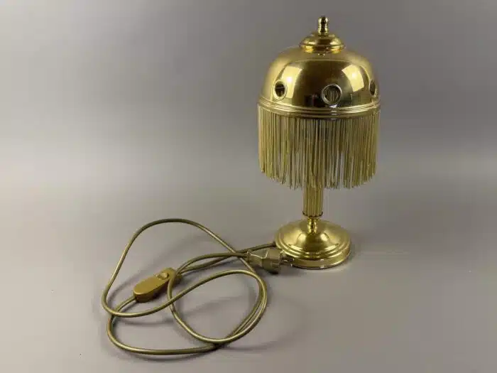 Vintage Messing Tischlampe