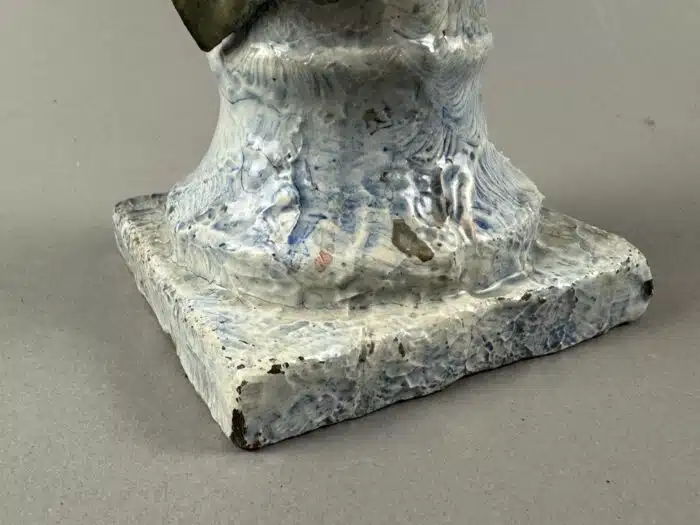 Keramik Vase mit Rose – Bild 4