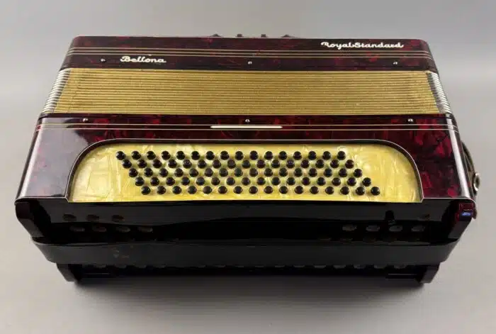 Ziehharmonika Harmonika Akkordeon Royal Standard Bellona inkl. Koffer – Bild 6