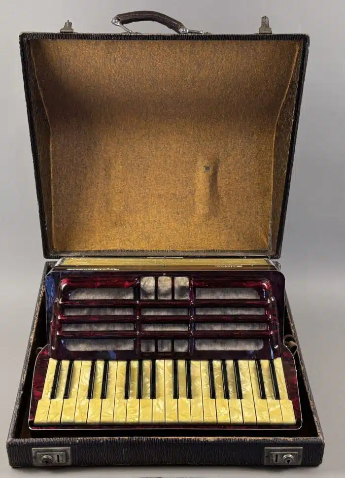 Ziehharmonika Harmonika Akkordeon Royal Standard Bellona inkl. Koffer – Bild 15