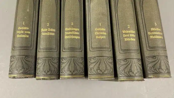 6 Bücher - Mörikes Werke,  3 Bände und 3 Werke von Brentano – Bild 3
