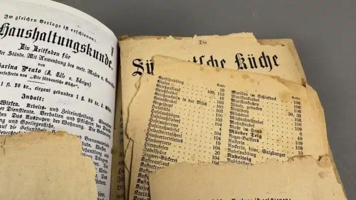 drei alte Kochbücher - Süddeutsche Küche aus 1875 – Bild 5