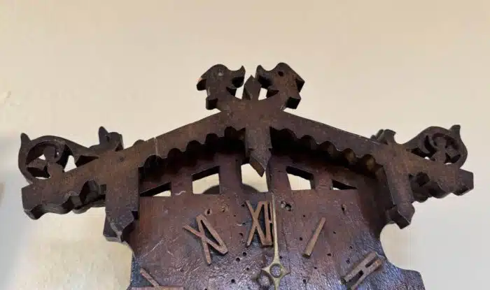 mechanische Wanduhr mit Gewichten – Bild 2
