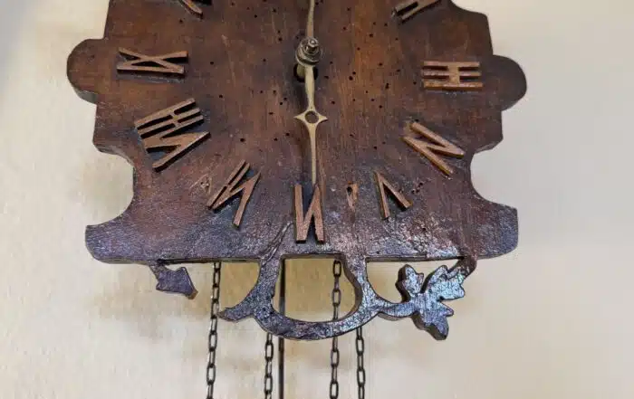 mechanische Wanduhr mit Gewichten – Bild 3