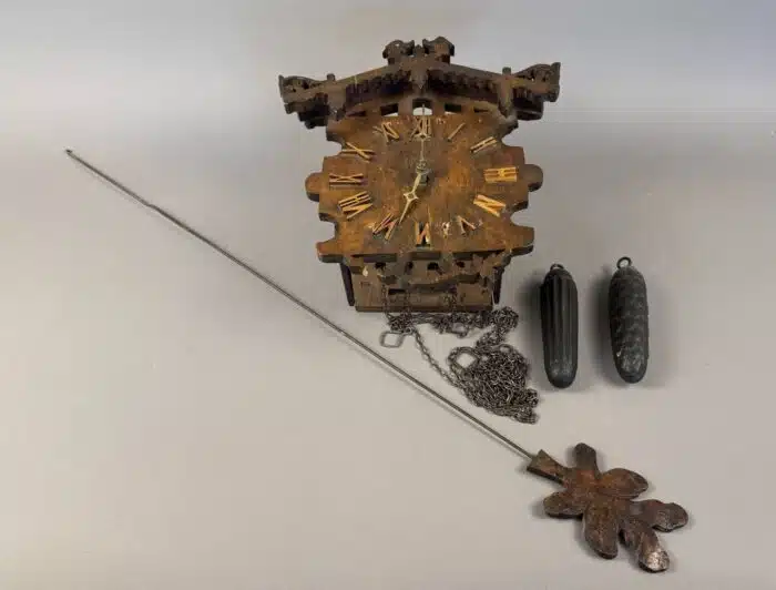 mechanische Wanduhr mit Gewichten – Bild 7