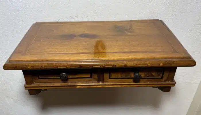 wunderschönes schlüsselkästchen mit Ablage aus Holz