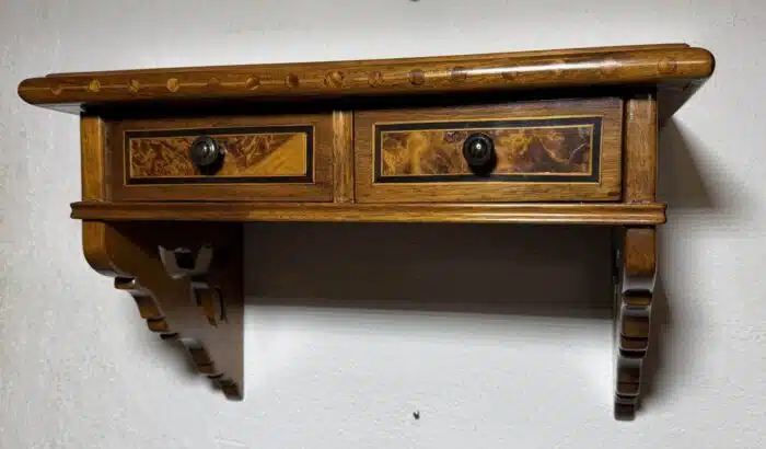 wunderschönes schlüsselkästchen mit Ablage aus Holz – Bild 2