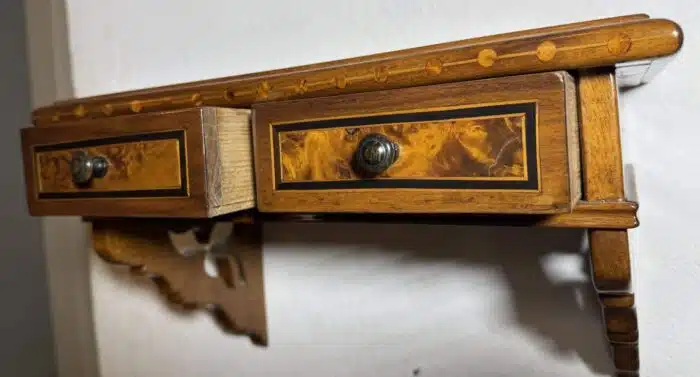 wunderschönes schlüsselkästchen mit Ablage aus Holz – Bild 5