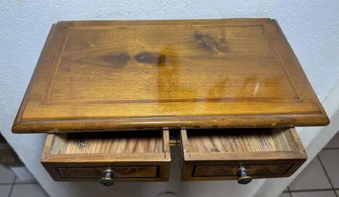 wunderschönes schlüsselkästchen mit Ablage aus Holz – Bild 6