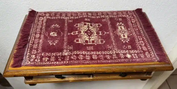 wunderschönes schlüsselkästchen mit Ablage aus Holz – Bild 8