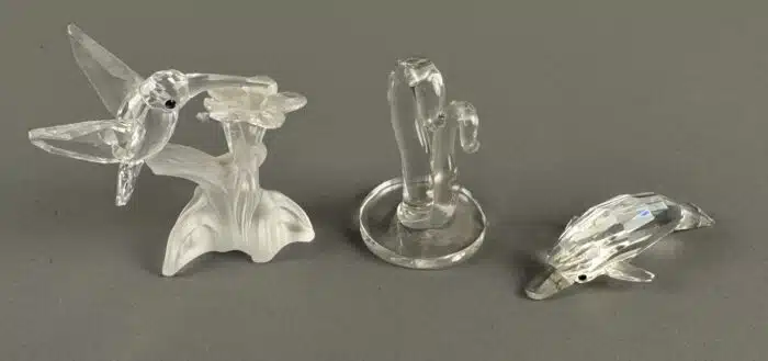 3 Stück Swarovski Glasfiguren
