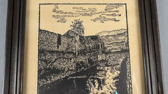 Original Günter Kuschar Holzschnitt – Bild 4