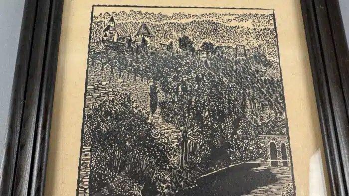 Original Günter Kuschar Holzschnitt – Bild 5