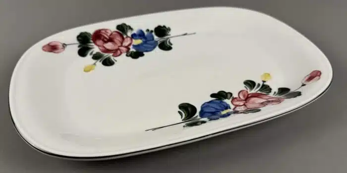 Lilienporzellan vorlege Teller Alpenflora