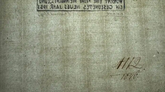Switbert Lobisser - Holzschnitt - Abt Streli 1931 auf Brief von März 1796  Wasserzeichen im Papier vom Stift St. Paul 18,8x12,1cm signiert nummeriert – Bild 8