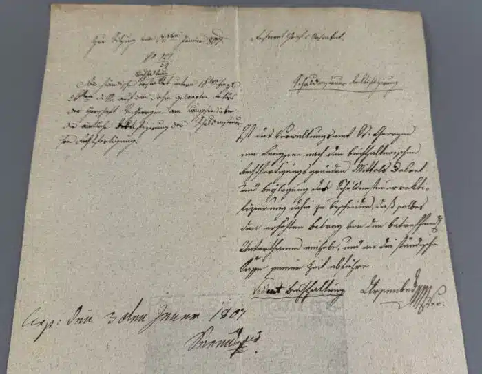 Switbert Lobisser - Holzschnitt - Zur Christmette auf Brief von 1807 Wasserzeichen im Papier vom Stift St. Paul HS 1932 Op. 169 10,5x9,5cm signiert nummeriert – Bild 6