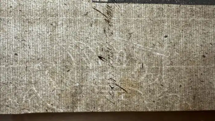 Switbert Lobisser - Holzschnitt - Zur Christmette auf Brief von 1807 Wasserzeichen im Papier vom Stift St. Paul HS 1932 Op. 169 10,5x9,5cm signiert nummeriert – Bild 12