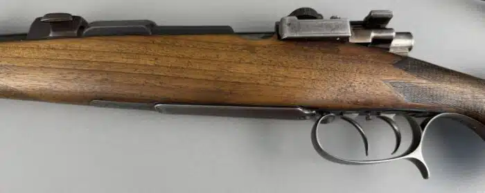 Switbert Lobisser - Aus persönlichem Besitz - Jagdgewehr mit Leder Futteral und Zielfernrohr – Bild 6
